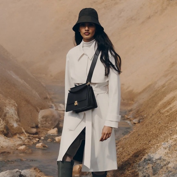 Polene Numero Sept Crossbody Bag in Black - Picture 2 of 6